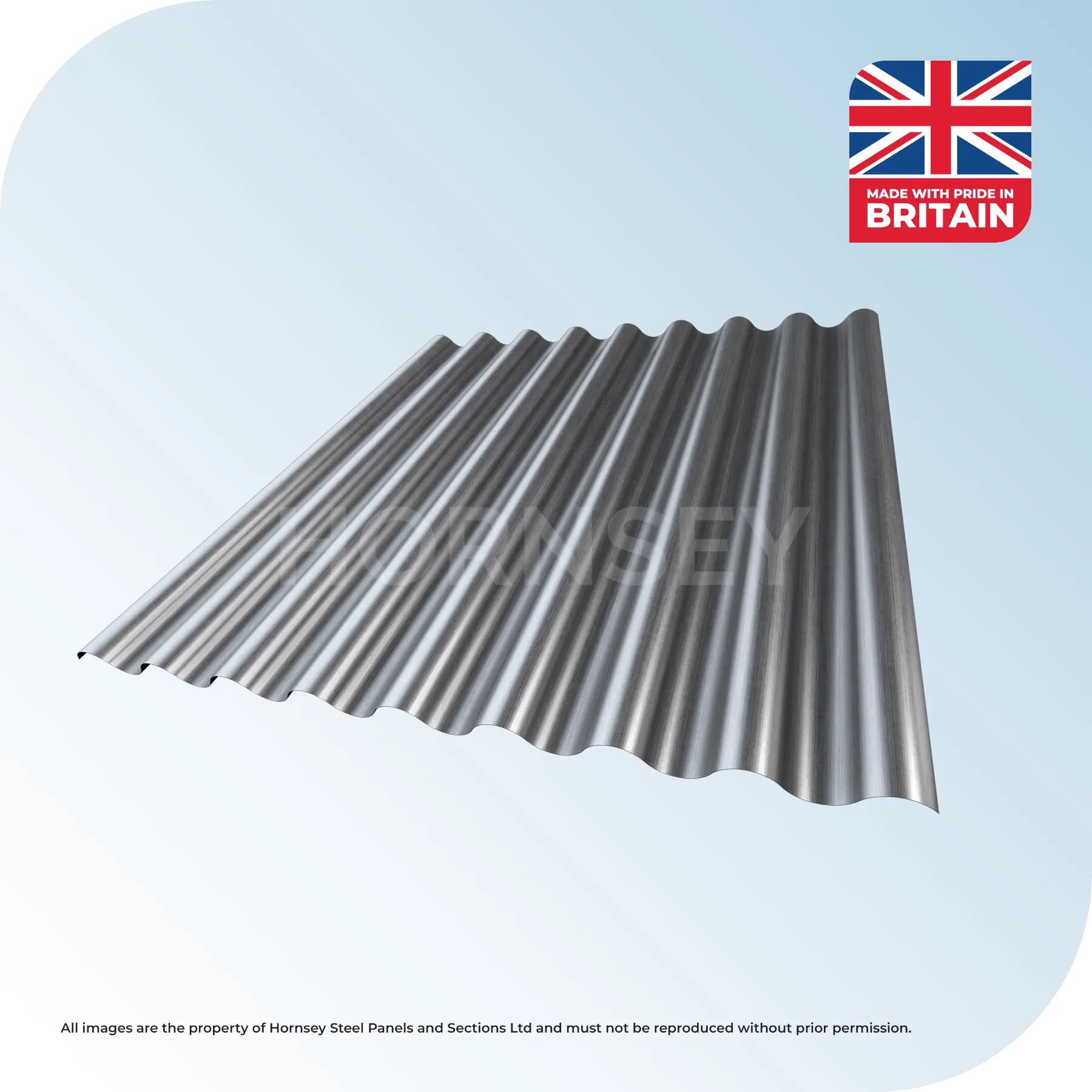 8/3 inch Corrugated Sheet - Galvanised